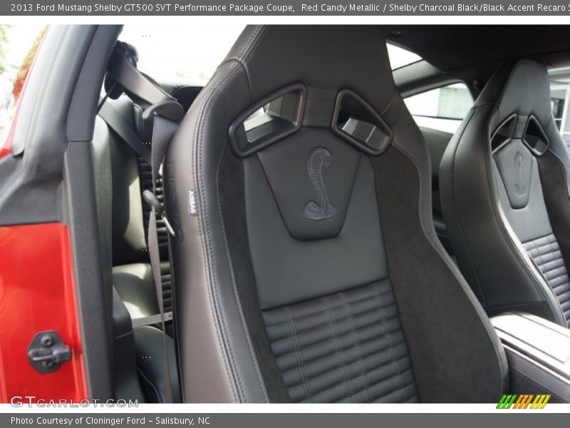 Front Seat of 2013 Mustang Shelby GT500 SVT Performance Package Coupe