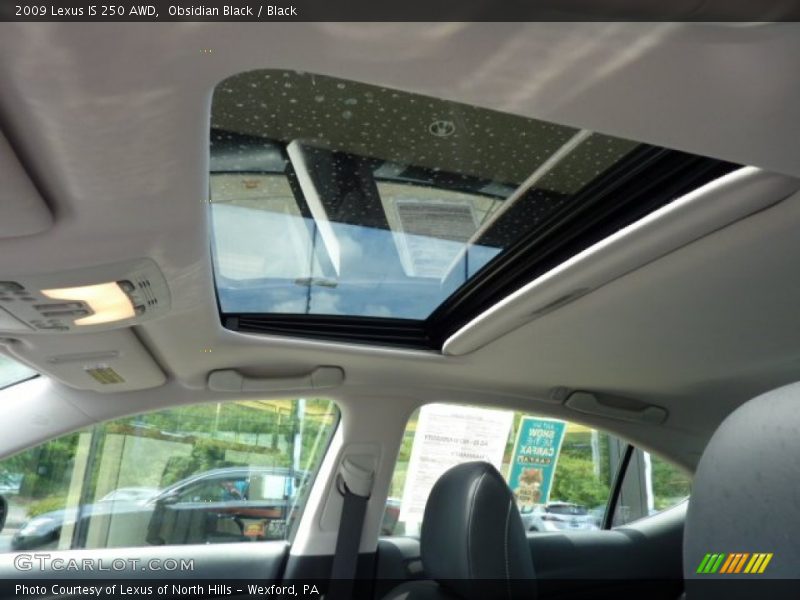 Obsidian Black / Black 2009 Lexus IS 250 AWD
