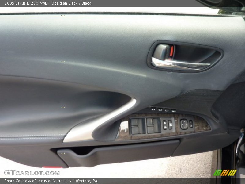 Obsidian Black / Black 2009 Lexus IS 250 AWD
