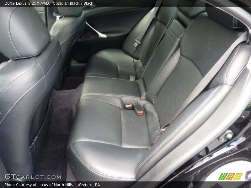 Obsidian Black / Black 2009 Lexus IS 250 AWD
