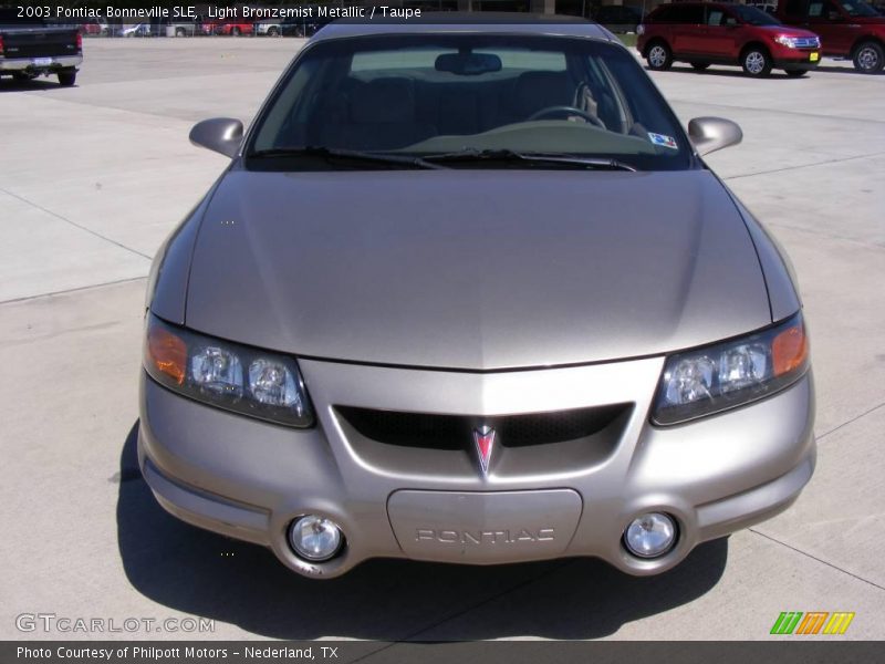 Light Bronzemist Metallic / Taupe 2003 Pontiac Bonneville SLE