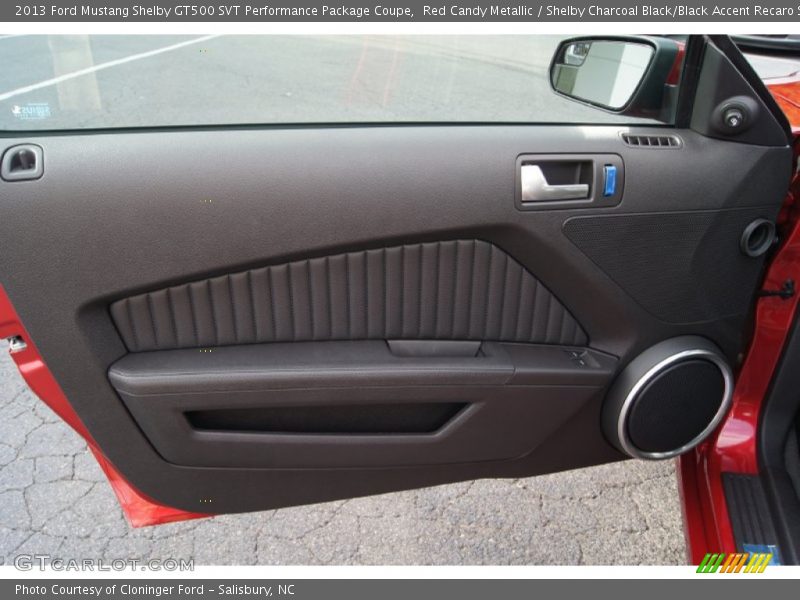 Door Panel of 2013 Mustang Shelby GT500 SVT Performance Package Coupe