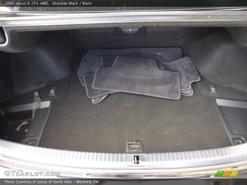 Obsidian Black / Black 2009 Lexus IS 250 AWD