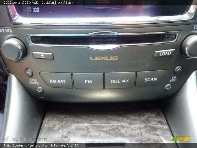 Obsidian Black / Black 2009 Lexus IS 250 AWD