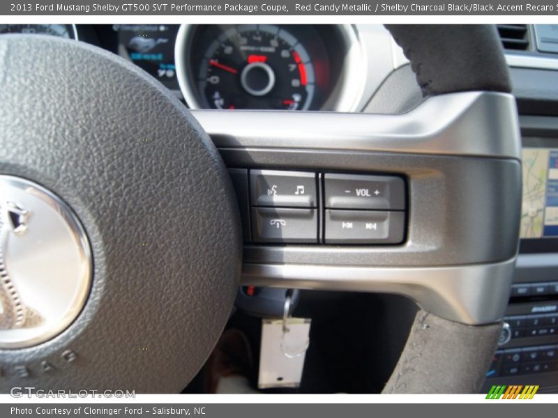Controls of 2013 Mustang Shelby GT500 SVT Performance Package Coupe
