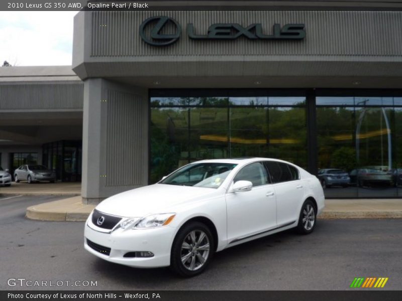 Opaline Pearl / Black 2010 Lexus GS 350 AWD