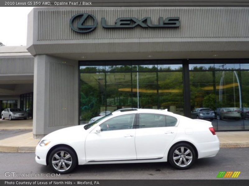 Opaline Pearl / Black 2010 Lexus GS 350 AWD