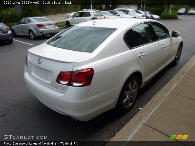 Opaline Pearl / Black 2010 Lexus GS 350 AWD