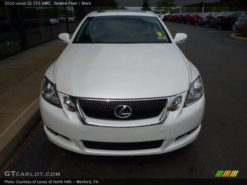 Opaline Pearl / Black 2010 Lexus GS 350 AWD
