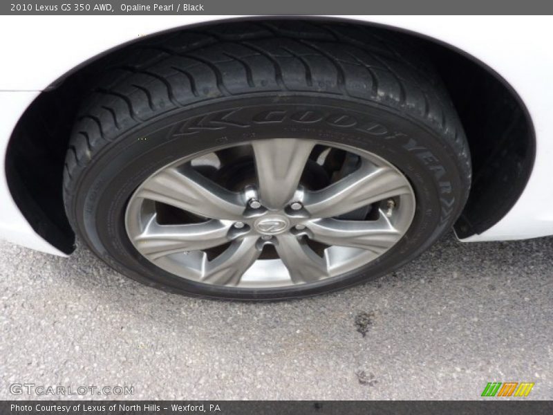 Opaline Pearl / Black 2010 Lexus GS 350 AWD