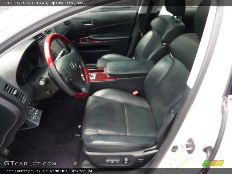 Opaline Pearl / Black 2010 Lexus GS 350 AWD