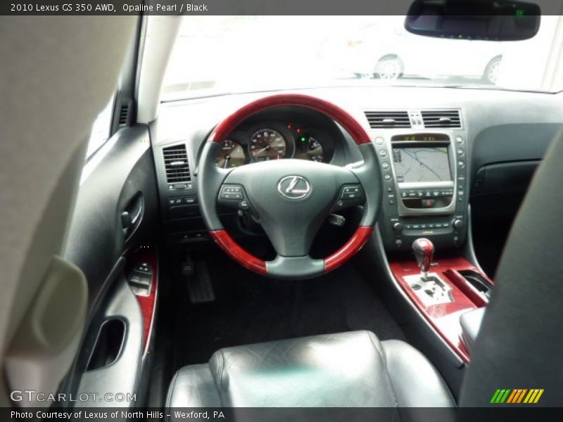Opaline Pearl / Black 2010 Lexus GS 350 AWD