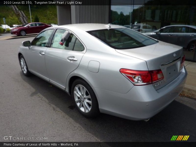 Tungsten Silver Pearl / Light Gray 2010 Lexus ES 350