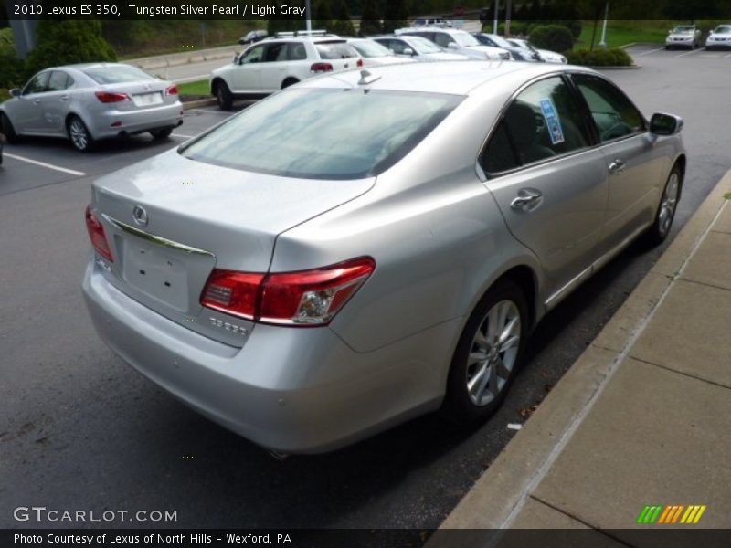 Tungsten Silver Pearl / Light Gray 2010 Lexus ES 350
