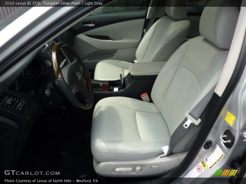 Tungsten Silver Pearl / Light Gray 2010 Lexus ES 350