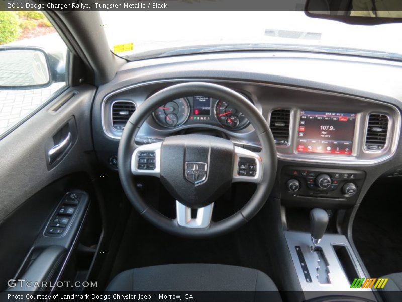 Tungsten Metallic / Black 2011 Dodge Charger Rallye