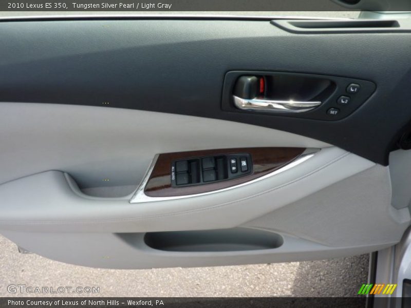 Tungsten Silver Pearl / Light Gray 2010 Lexus ES 350