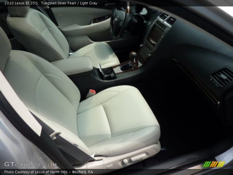 Tungsten Silver Pearl / Light Gray 2010 Lexus ES 350