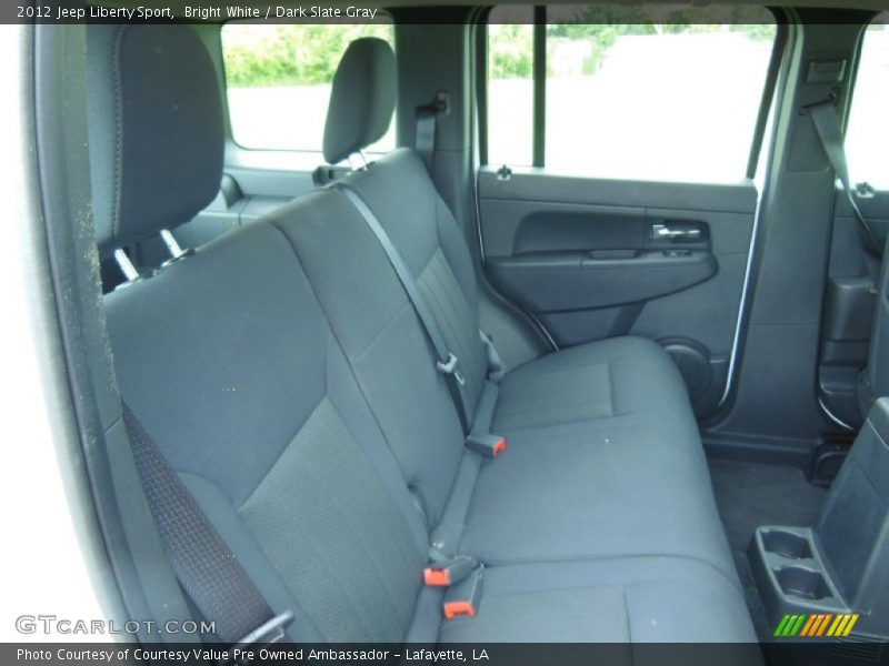 Bright White / Dark Slate Gray 2012 Jeep Liberty Sport