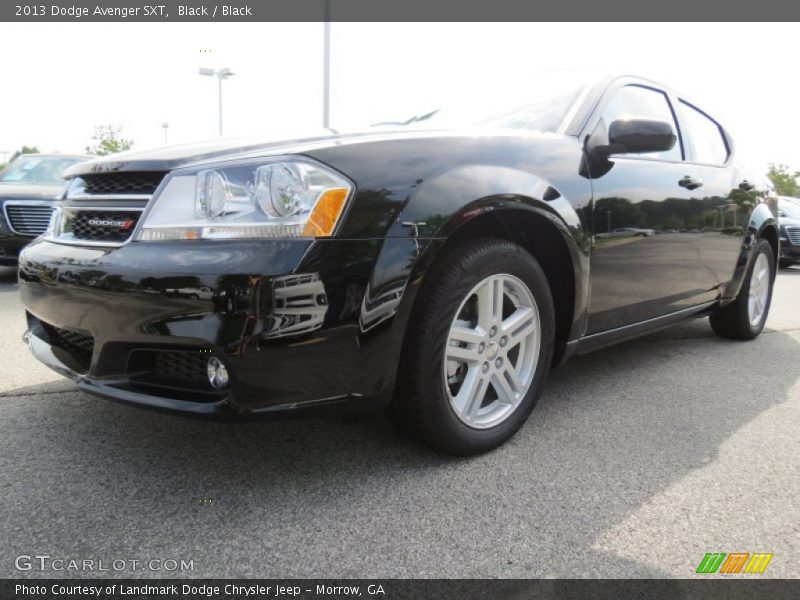 Black / Black 2013 Dodge Avenger SXT