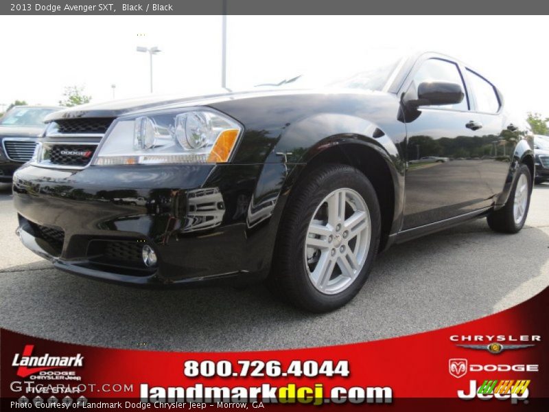 Black / Black 2013 Dodge Avenger SXT