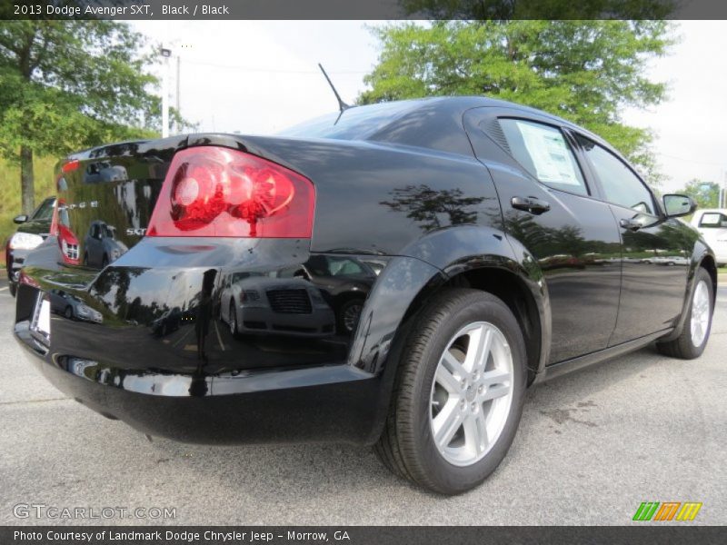 Black / Black 2013 Dodge Avenger SXT