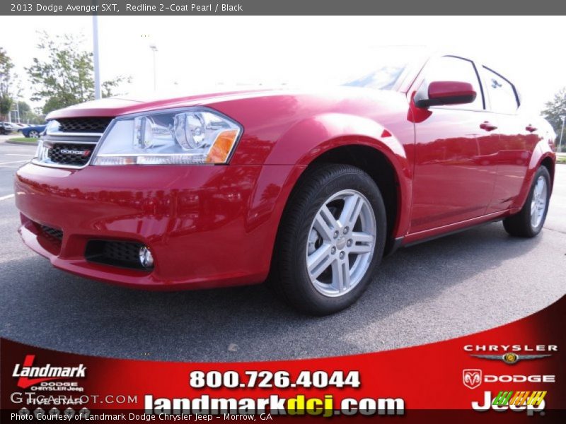 Redline 2-Coat Pearl / Black 2013 Dodge Avenger SXT