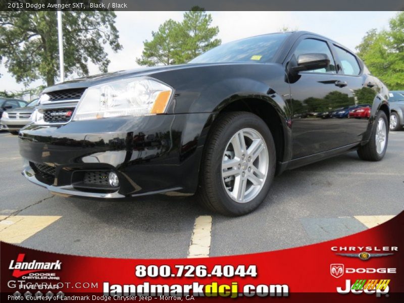 Black / Black 2013 Dodge Avenger SXT