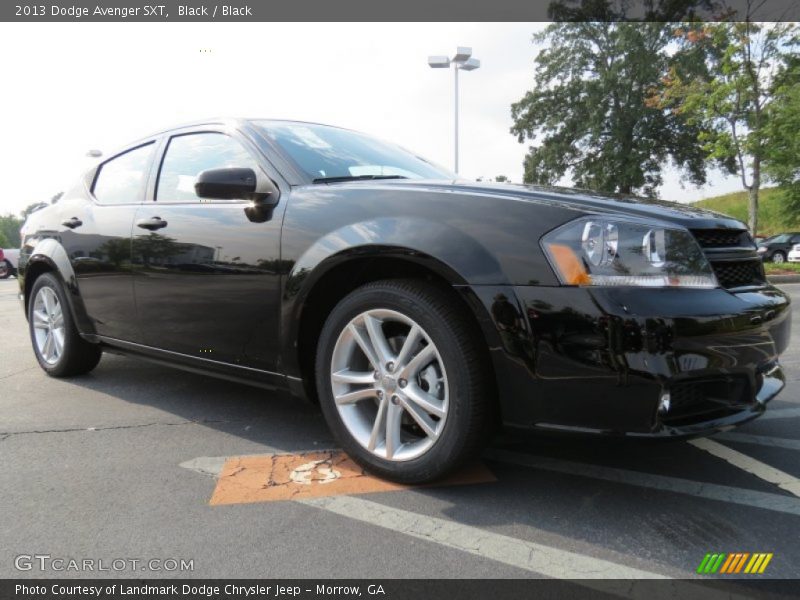 Black / Black 2013 Dodge Avenger SXT