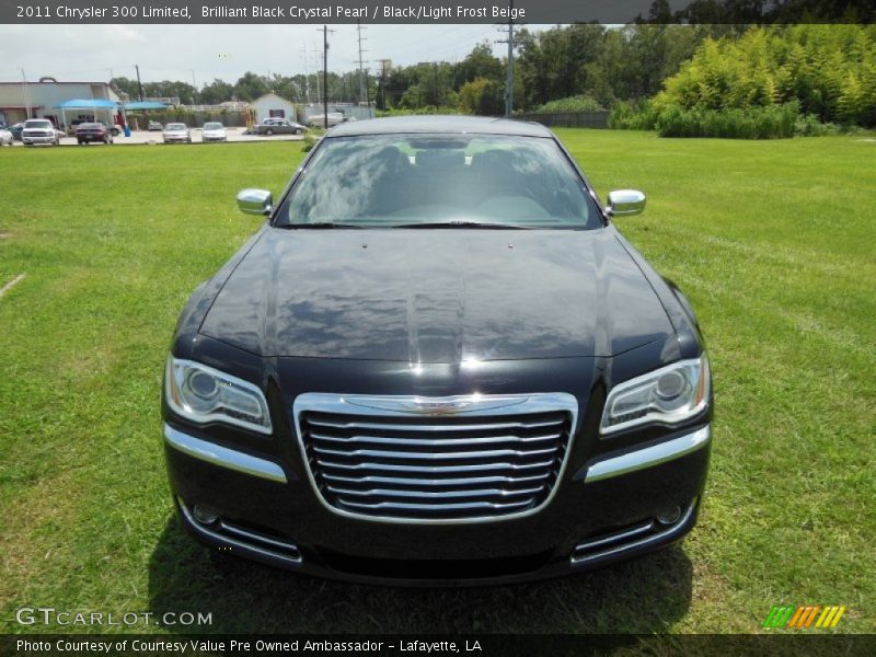Brilliant Black Crystal Pearl / Black/Light Frost Beige 2011 Chrysler 300 Limited
