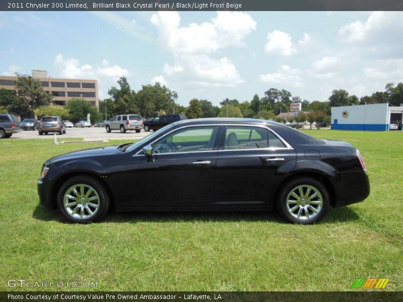 Brilliant Black Crystal Pearl / Black/Light Frost Beige 2011 Chrysler 300 Limited