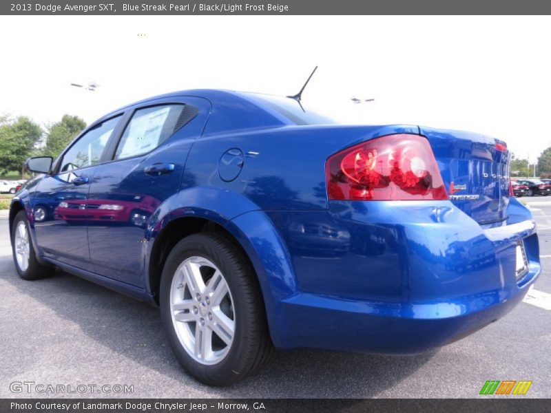  2013 Avenger SXT Blue Streak Pearl
