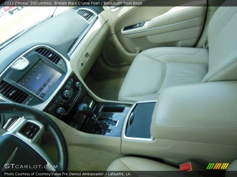 Brilliant Black Crystal Pearl / Black/Light Frost Beige 2011 Chrysler 300 Limited