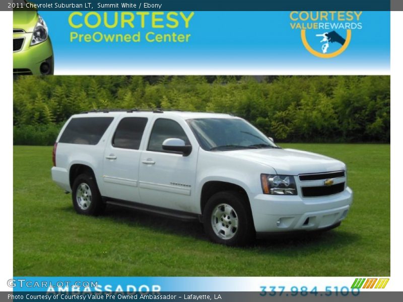 Summit White / Ebony 2011 Chevrolet Suburban LT