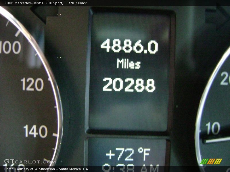 Black / Black 2006 Mercedes-Benz C 230 Sport