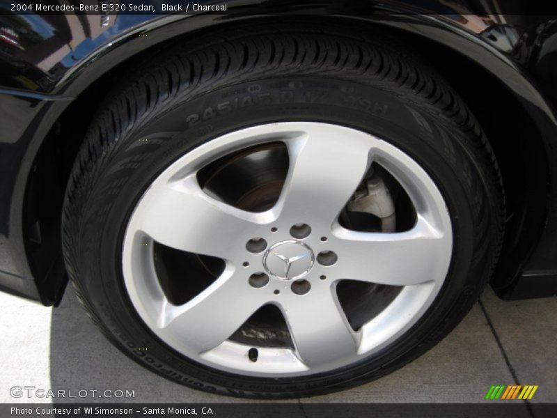 Black / Charcoal 2004 Mercedes-Benz E 320 Sedan