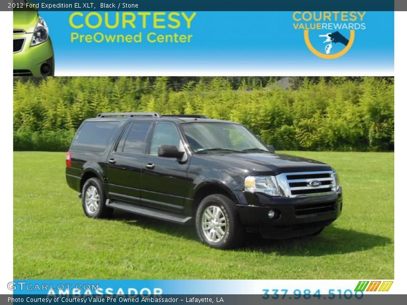Black / Stone 2012 Ford Expedition EL XLT