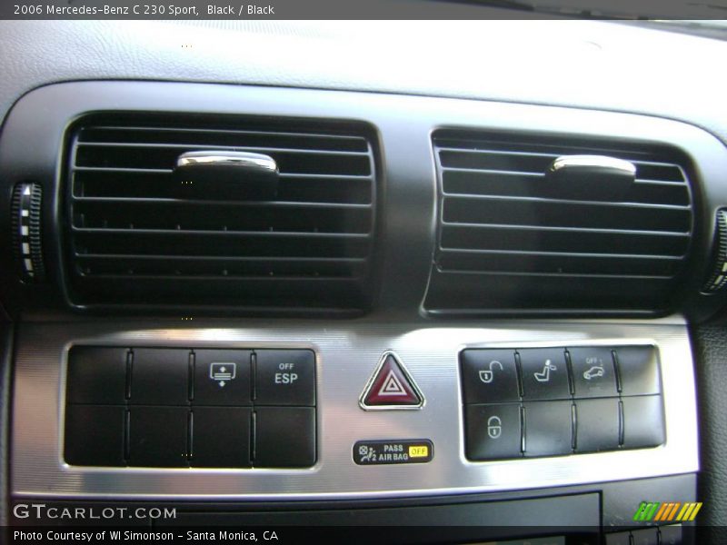Black / Black 2006 Mercedes-Benz C 230 Sport