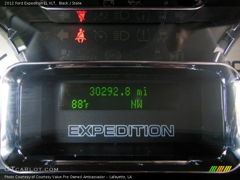 Black / Stone 2012 Ford Expedition EL XLT