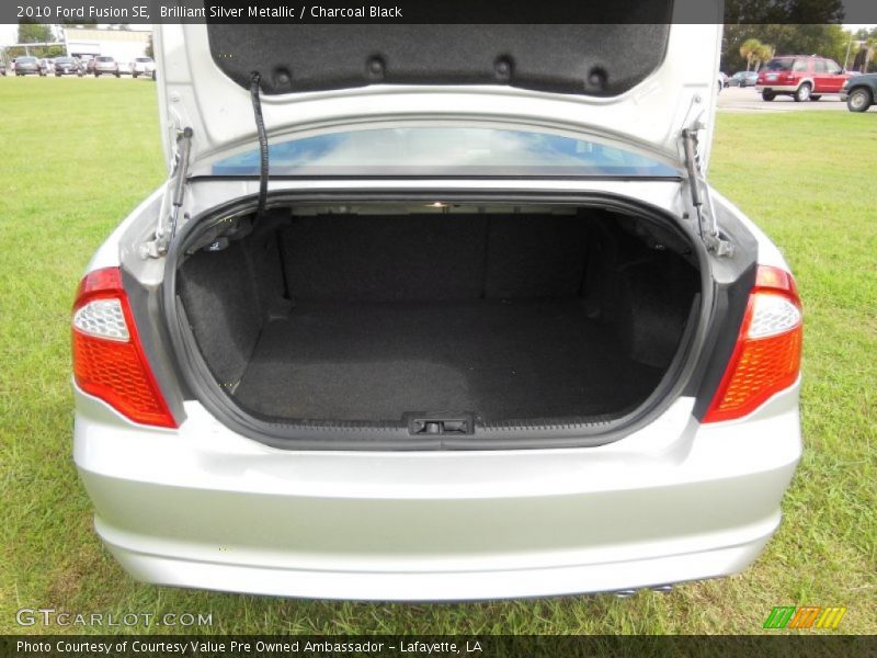 Brilliant Silver Metallic / Charcoal Black 2010 Ford Fusion SE
