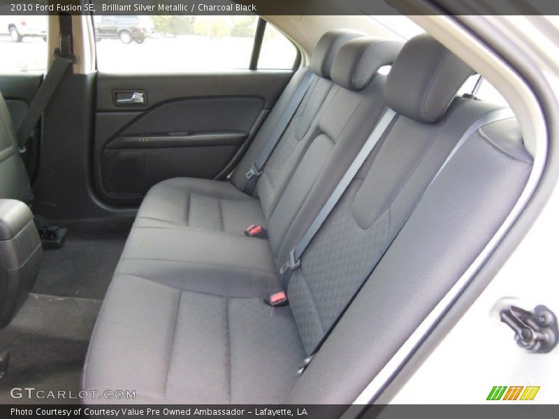 Brilliant Silver Metallic / Charcoal Black 2010 Ford Fusion SE