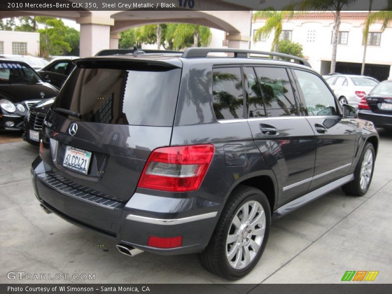 Steel Grey Metallic / Black 2010 Mercedes-Benz GLK 350