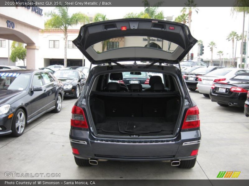 Steel Grey Metallic / Black 2010 Mercedes-Benz GLK 350