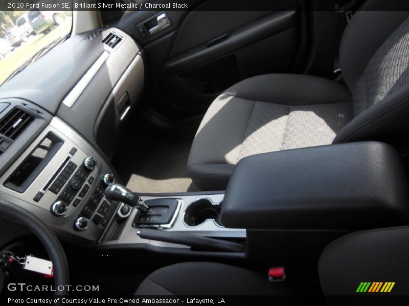 Brilliant Silver Metallic / Charcoal Black 2010 Ford Fusion SE