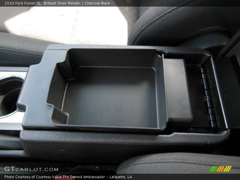 Brilliant Silver Metallic / Charcoal Black 2010 Ford Fusion SE