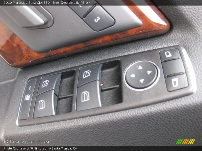 Steel Grey Metallic / Black 2010 Mercedes-Benz GLK 350
