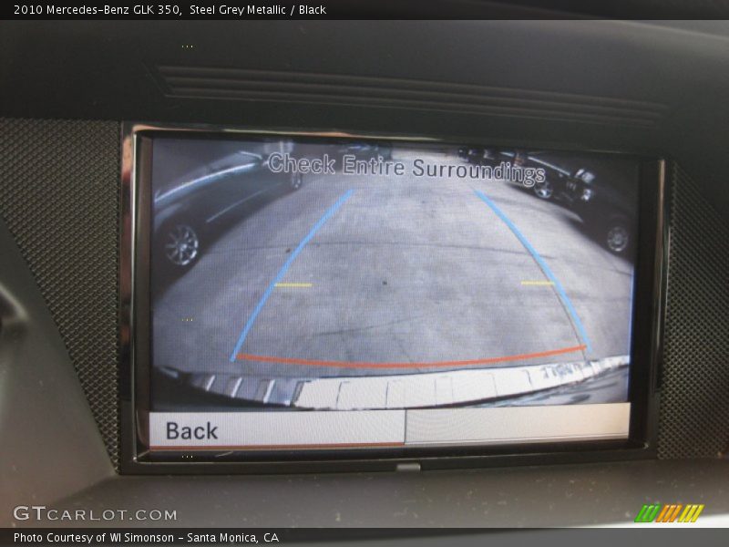 Steel Grey Metallic / Black 2010 Mercedes-Benz GLK 350