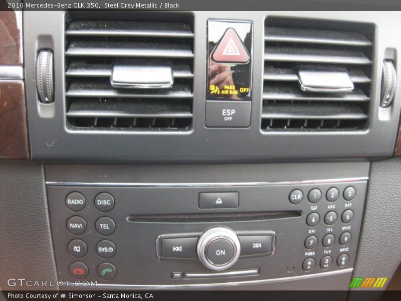 Steel Grey Metallic / Black 2010 Mercedes-Benz GLK 350