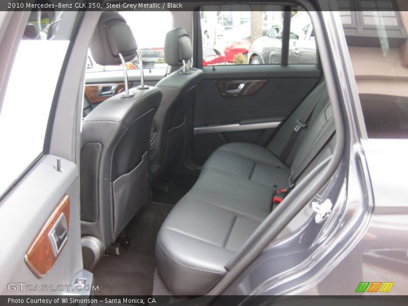 Steel Grey Metallic / Black 2010 Mercedes-Benz GLK 350