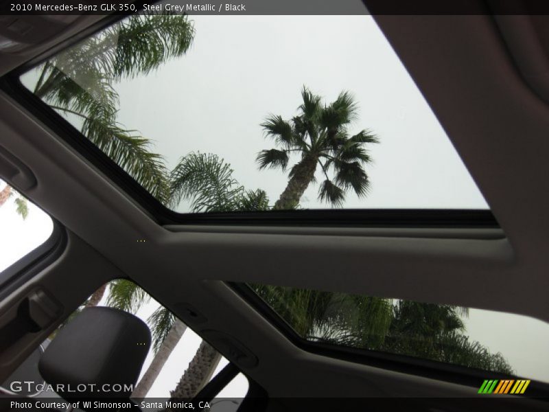 Steel Grey Metallic / Black 2010 Mercedes-Benz GLK 350